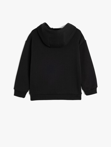 Koton Zip-Up Hoodie in Black