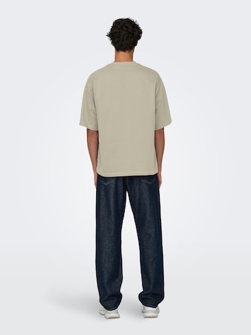 Only & Sons T-shirt 'ONSMILLENIUM' i grå