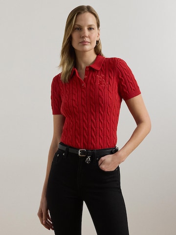 Lauren Ralph Lauren Pulover 'NATRISSA' | rdeča barva: sprednja stran