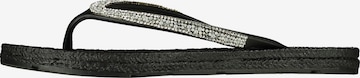 Hailys T-Bar Sandals 'Fili' in Black: front