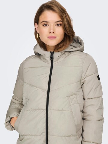 ONLY Winter Jacket 'Amanda' in Grey
