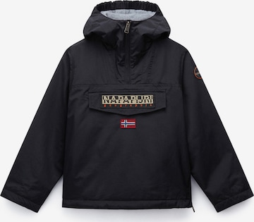 NAPAPIJRI Weatherproof jacket 'Rainforest' in Black: front