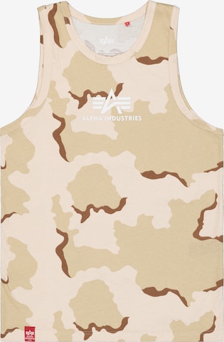 ALPHA INDUSTRIES Top in Beige: Vorderseite