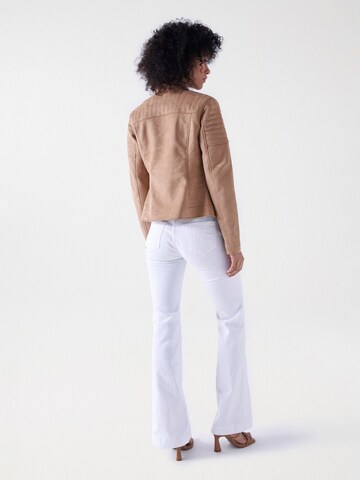 Salsa Jeans Tussenjas 'Biker' in Bruin