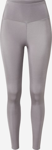 Hey Honey Skinny Workout Pants in Grey: front