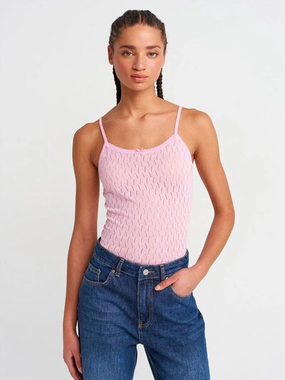 Dilvin Chemisier 'Blusen' en S-L en rose, Vue avec produit