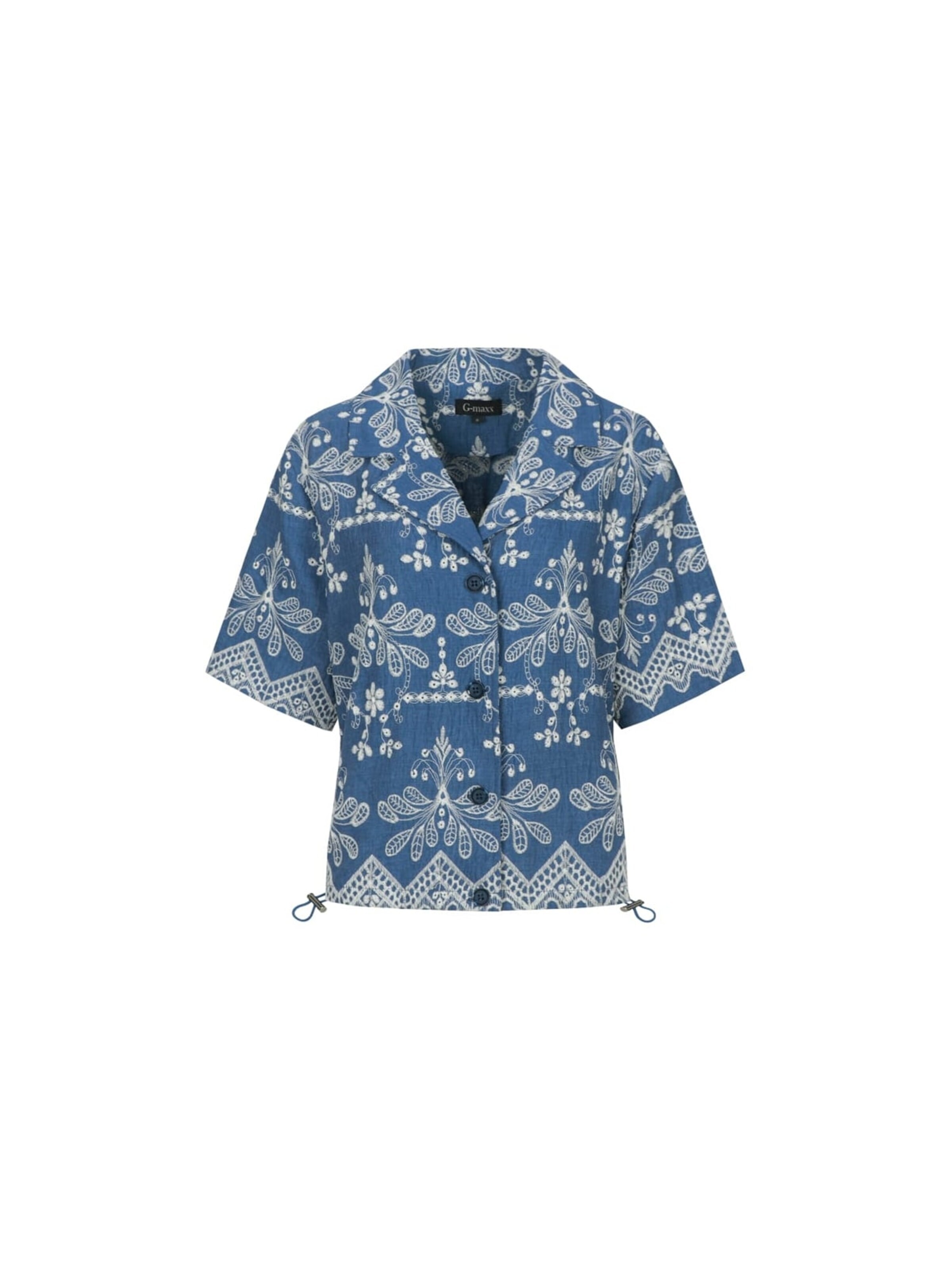 G-maxx Blouse '26ZFWG05' in Blue: front