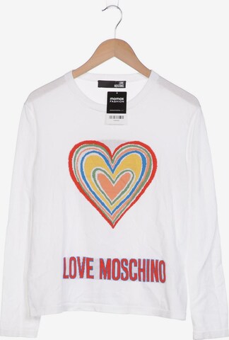Love Moschino Pullover M in Weiß: predná strana