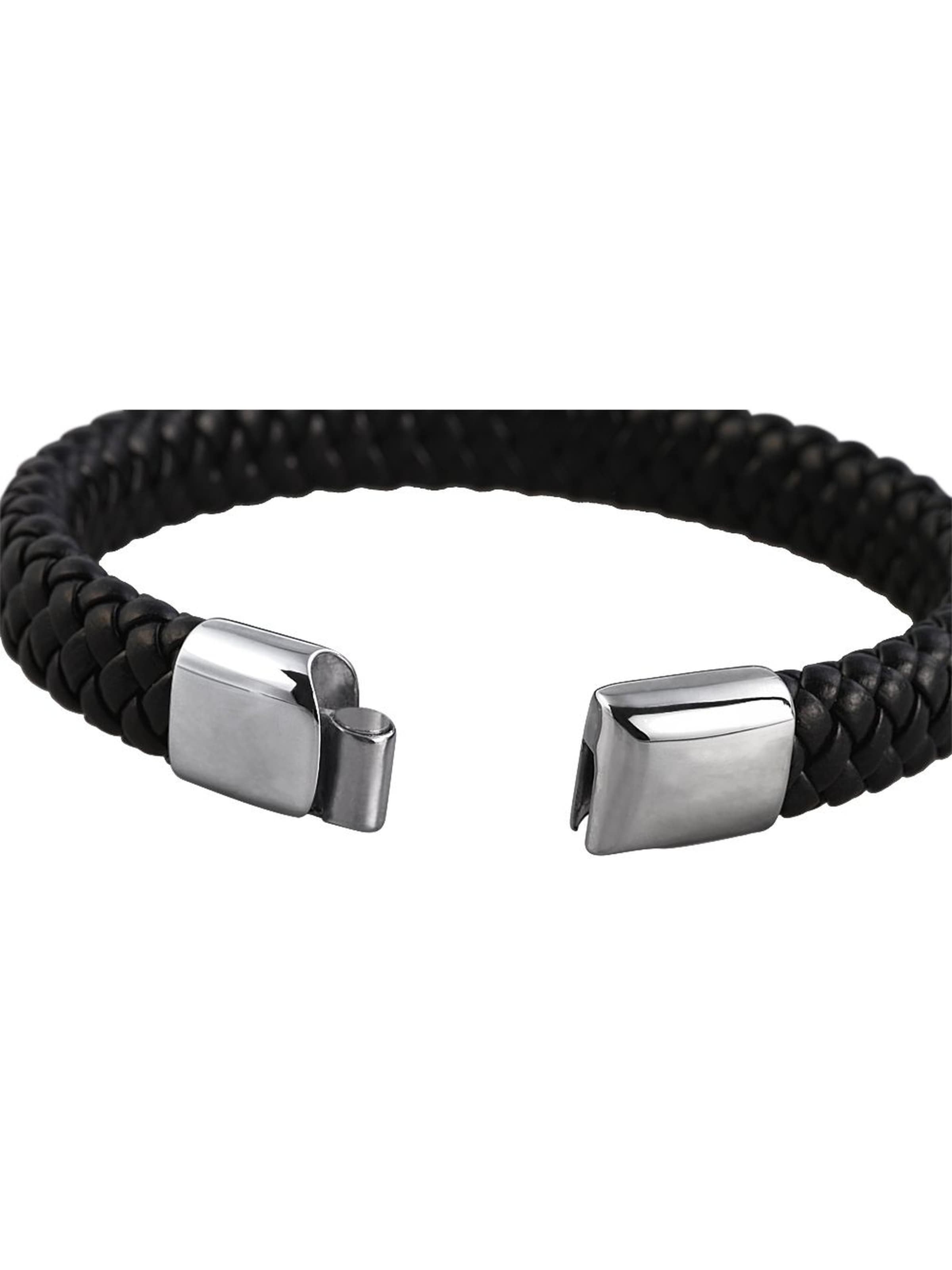 Akzent Bracelet 'Bendiks, langlebig' in Black | ABOUT YOU