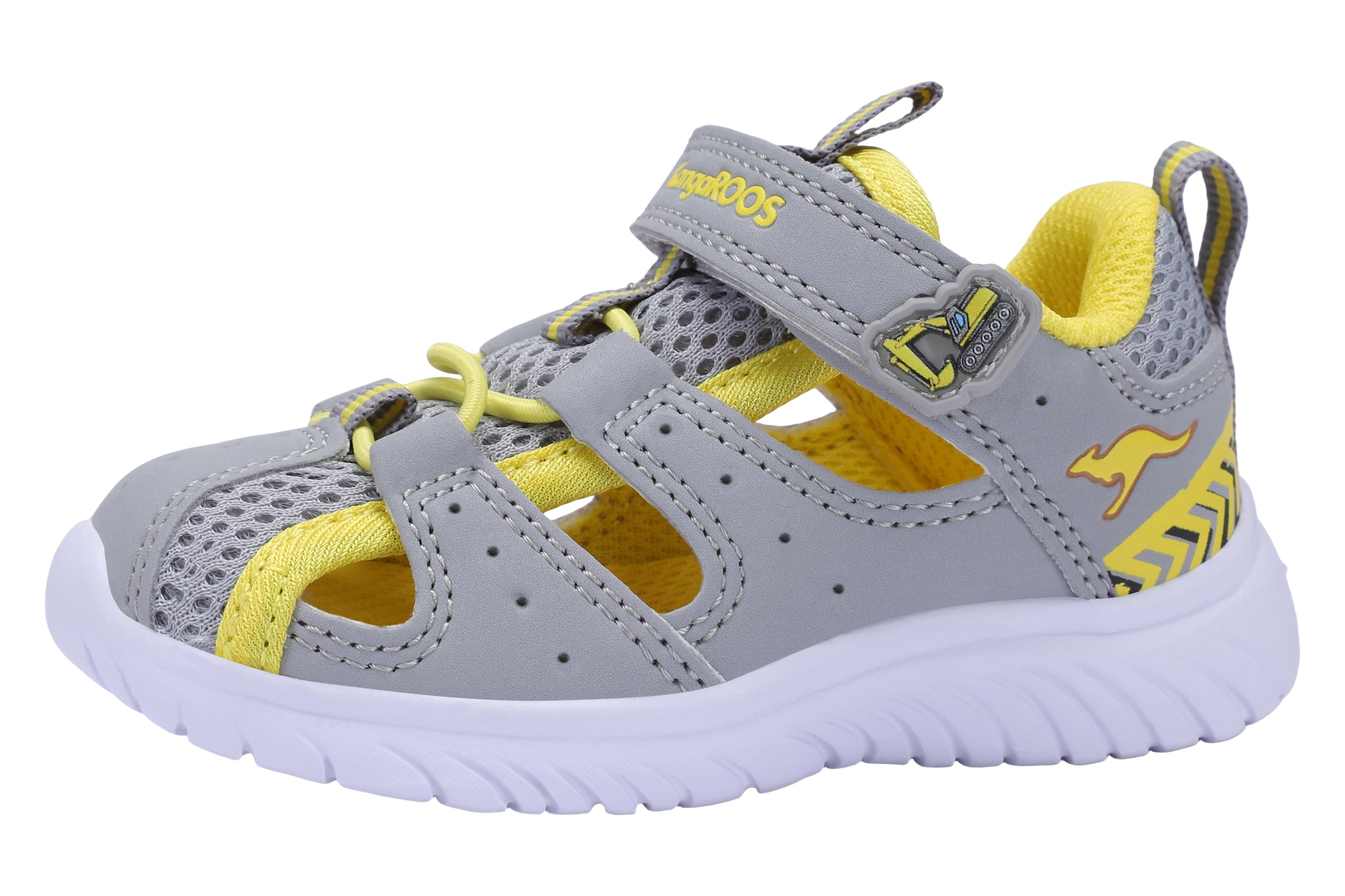 KangaROOS Sandale in Grau: Vorderseite