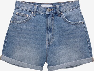 Jeans Pull&Bear pe albastru denim, Vizualizare produs