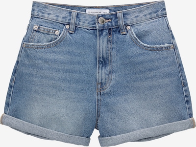 Jeans Pull&Bear pe albastru denim, Vizualizare produs