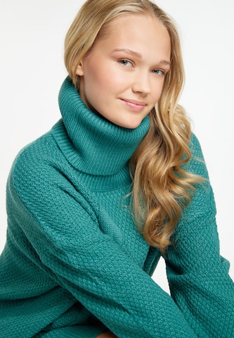MYMO Knitted dress 'Biany' in Green
