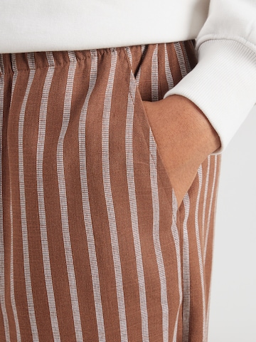 VERO MODA Wide leg Byxa 'VMRosie' i brun