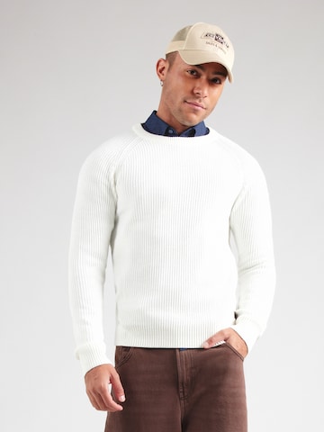 JACK & JONES Tröja i vit: framsida