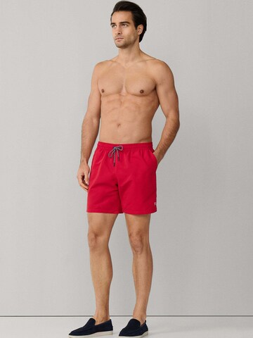 Hackett London Swimming shorts 'Icon Solid' in Red