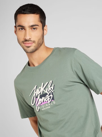 žalia JACK & JONES Marškinėliai 'TAMPA'