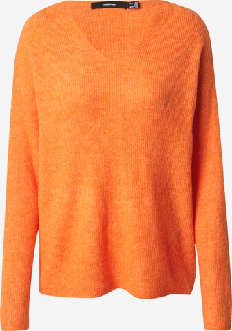 VERO MODA Trui 'LEFILE' in Oranje: voorkant