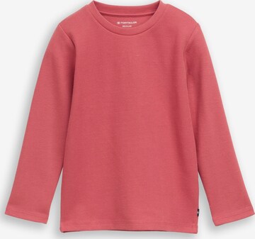 TOM TAILOR Shirt in Rood: voorkant