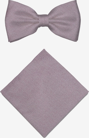 Real Guys Set Fliege mit Einstecktuch in Pink: Vorderseite