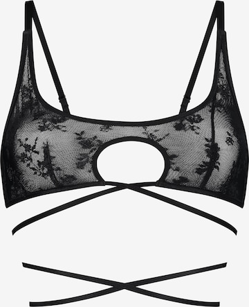 Reggiseno 'Minnie' di Hunkemöller in nero: frontale