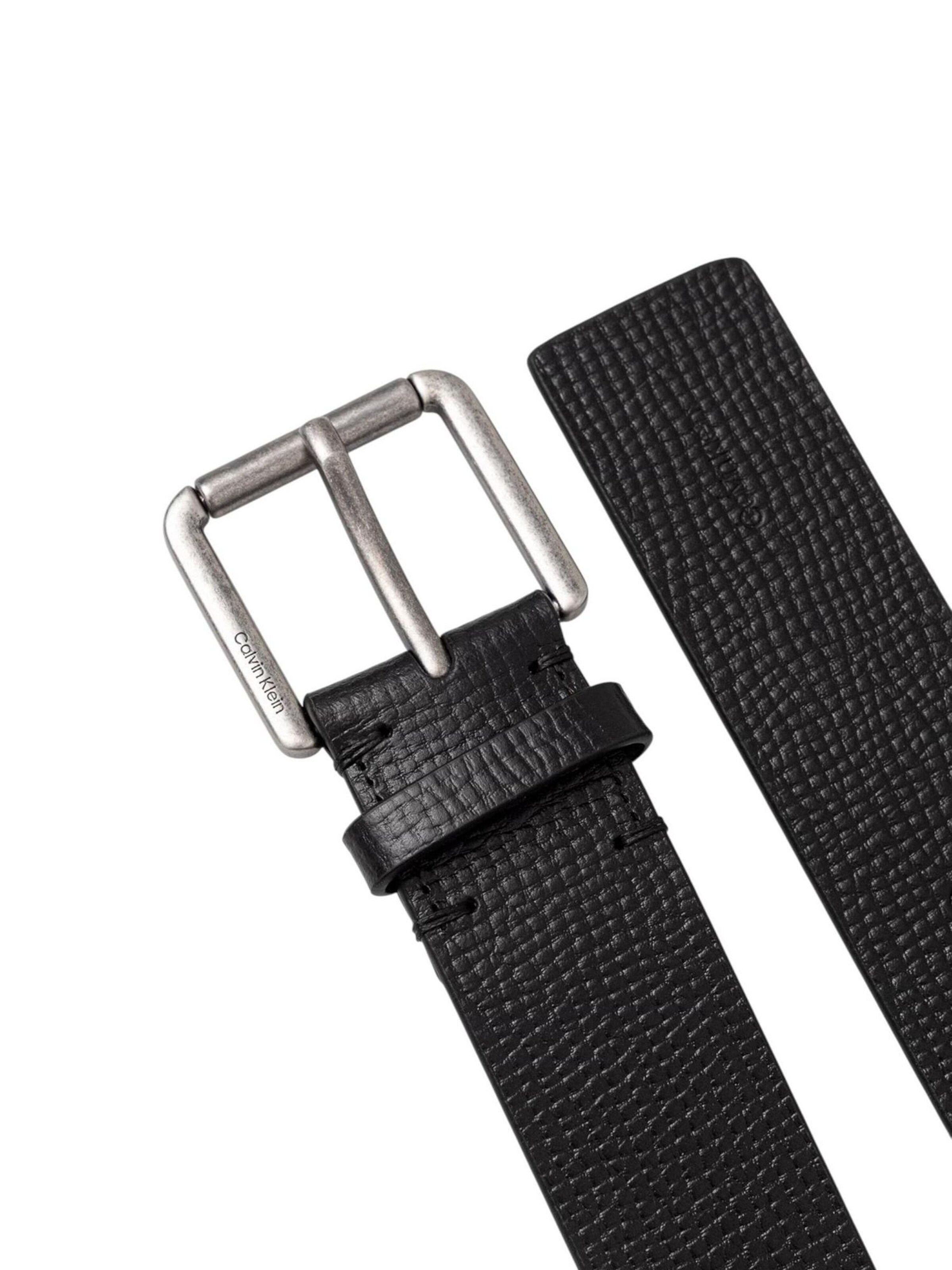 Cintura 'CASUAL ROLLER BUCKLE 40MM LV04D7098G' di Calvin Klein in argento