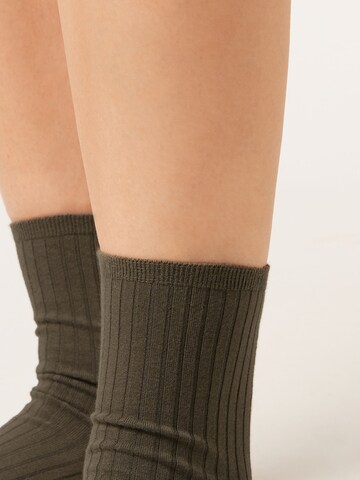 CALZEDONIA Socks in Green