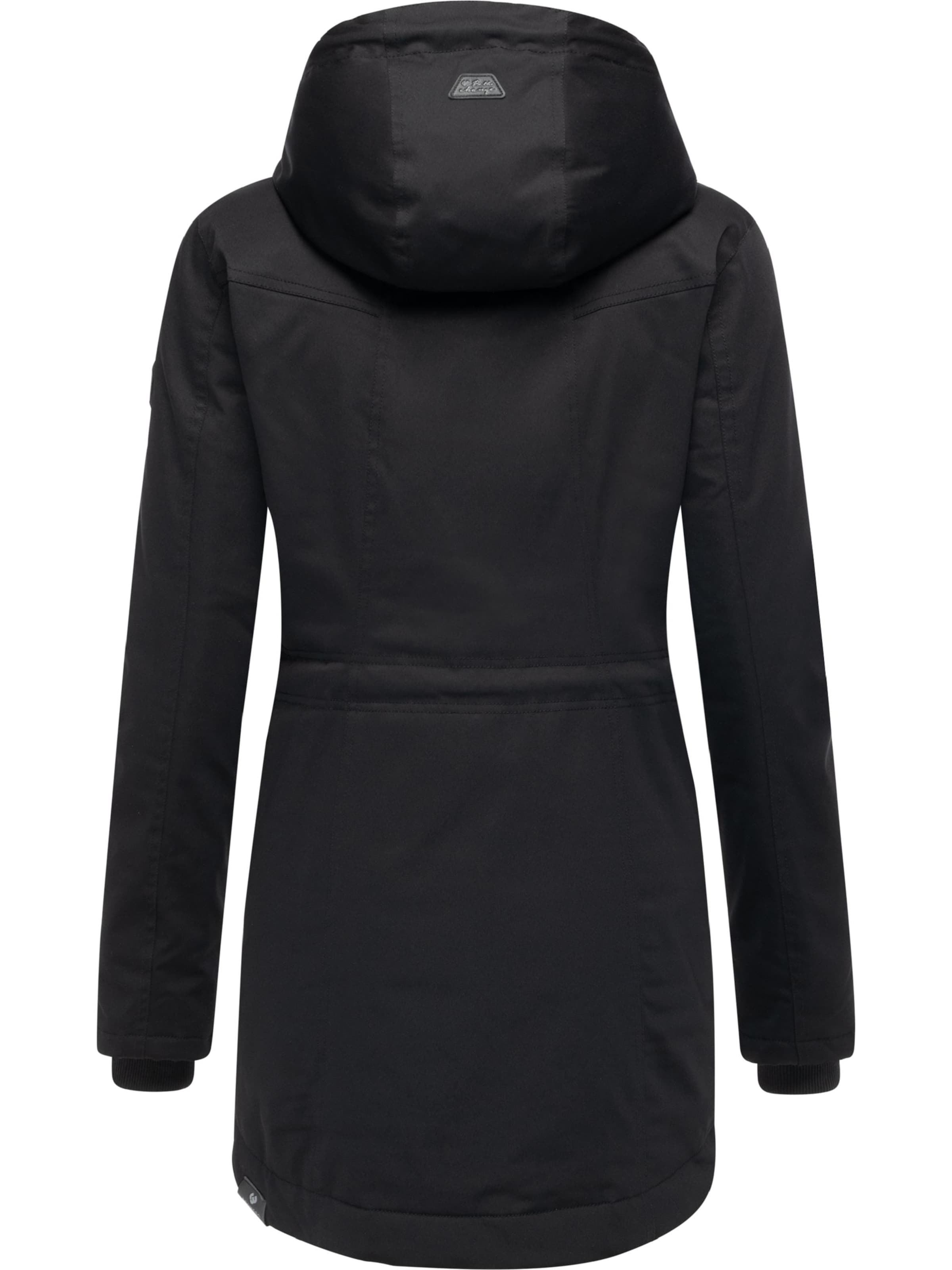 Ragwear Winter Jacket 'Ellsa' in Black