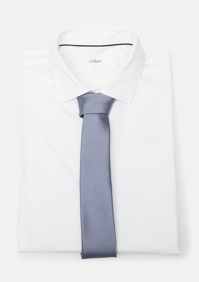 s.Oliver Tie in One Size in Navy / Dusty blue / White, Item view