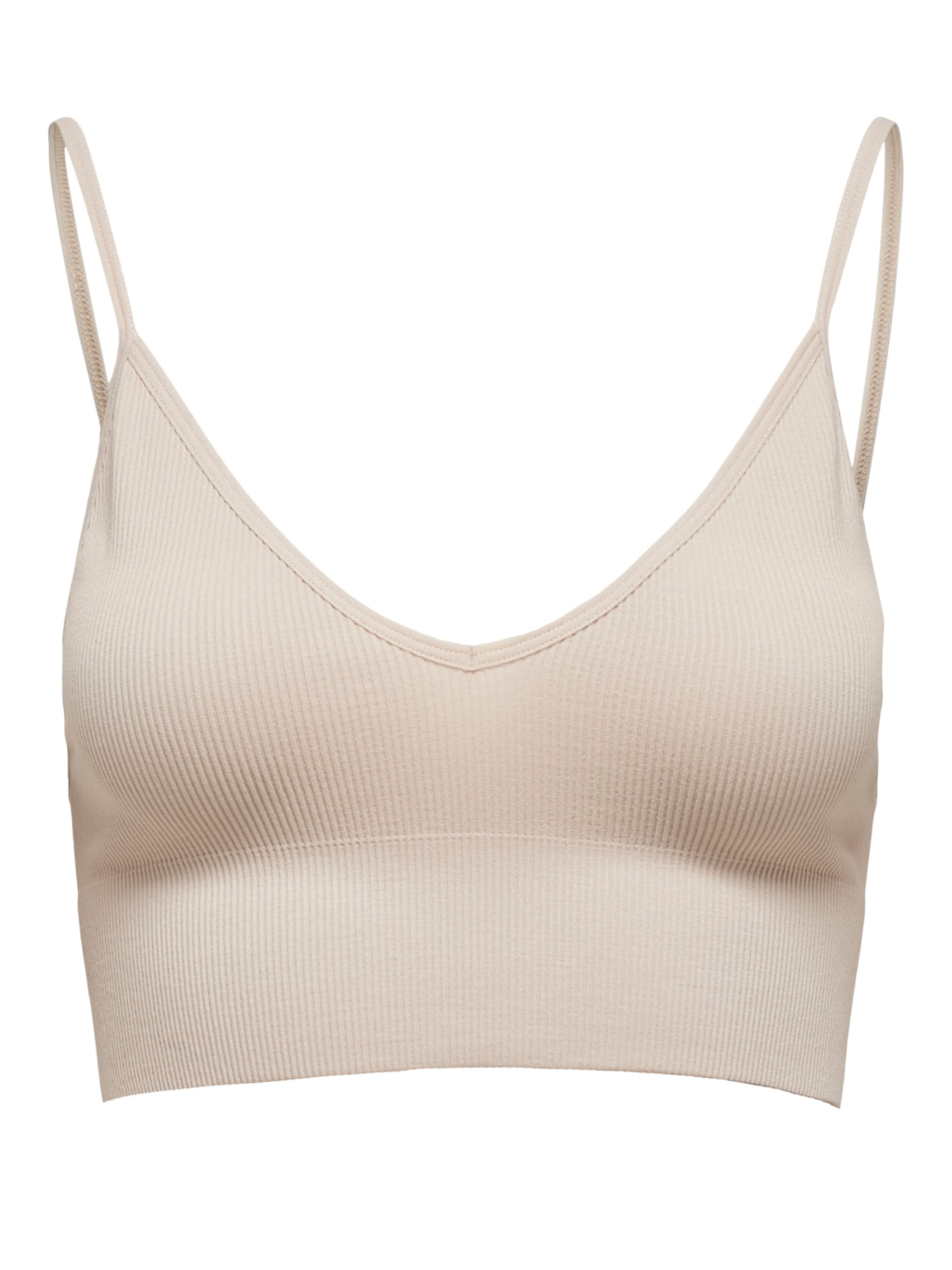 Bustino Reggiseno 'ONLVicky' di ONLY in beige: frontale