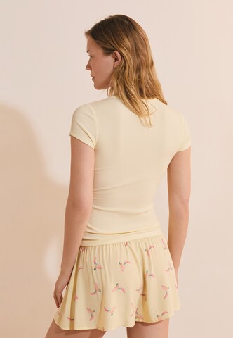 Camicia da notte 'Joani' di ETAM in beige