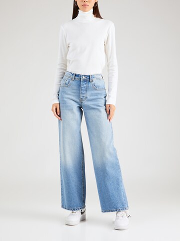 Nasty Gal Wide leg Jeans in Blauw