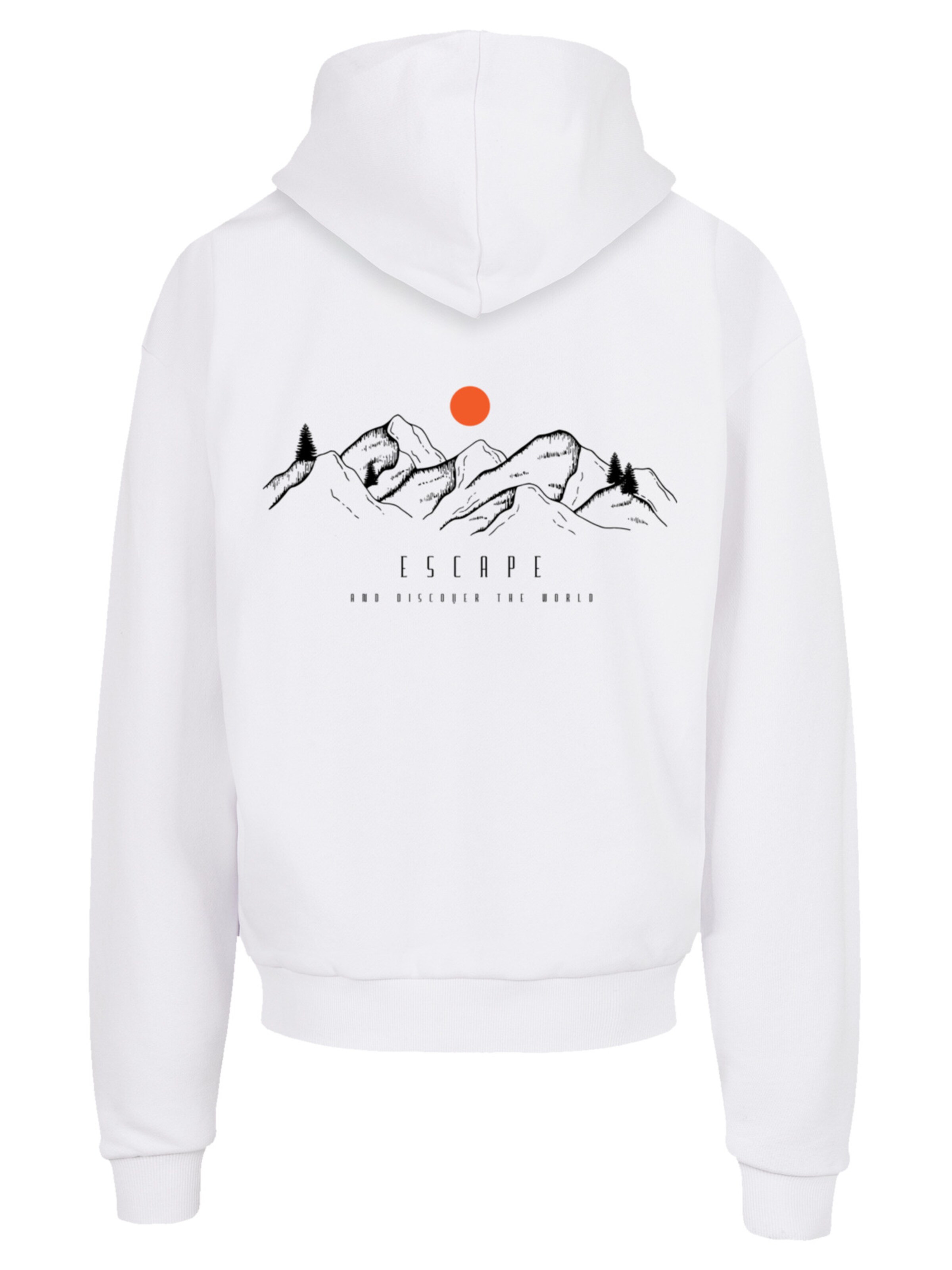 Sweat-shirt 'MOUNTAIN' F4NT4STIC en blanc