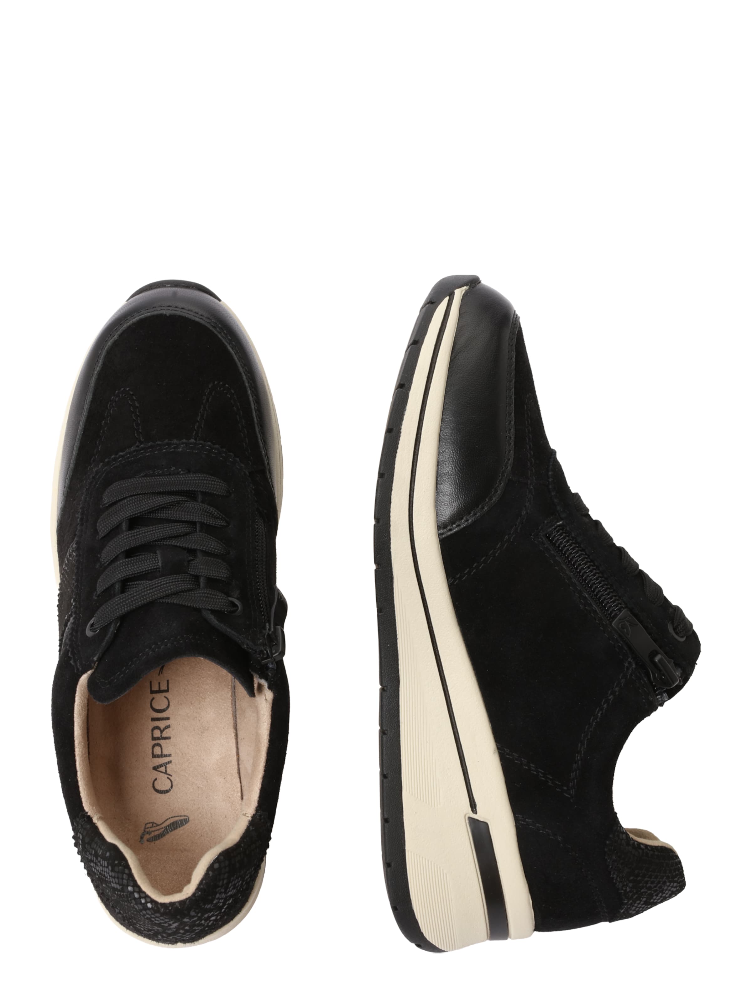 CAPRICE Låg sneaker i svart