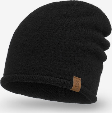 Vivisence Mütze '70115' in Schwarz: Vorderseite