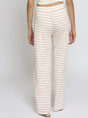 Wide Leg Pantalon 'Sveaa' Lilavie en rose