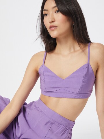 Bustier Soutien-gorge Nasty Gal en violet