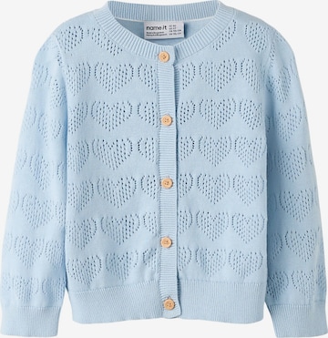 Cardigan NAME IT en bleu : devant