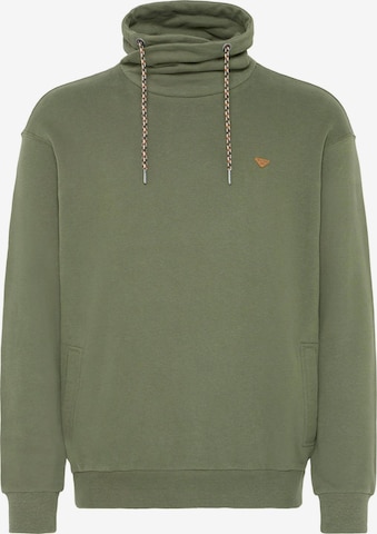 Pull-over ' BHLapol ' BLEND en vert : devant