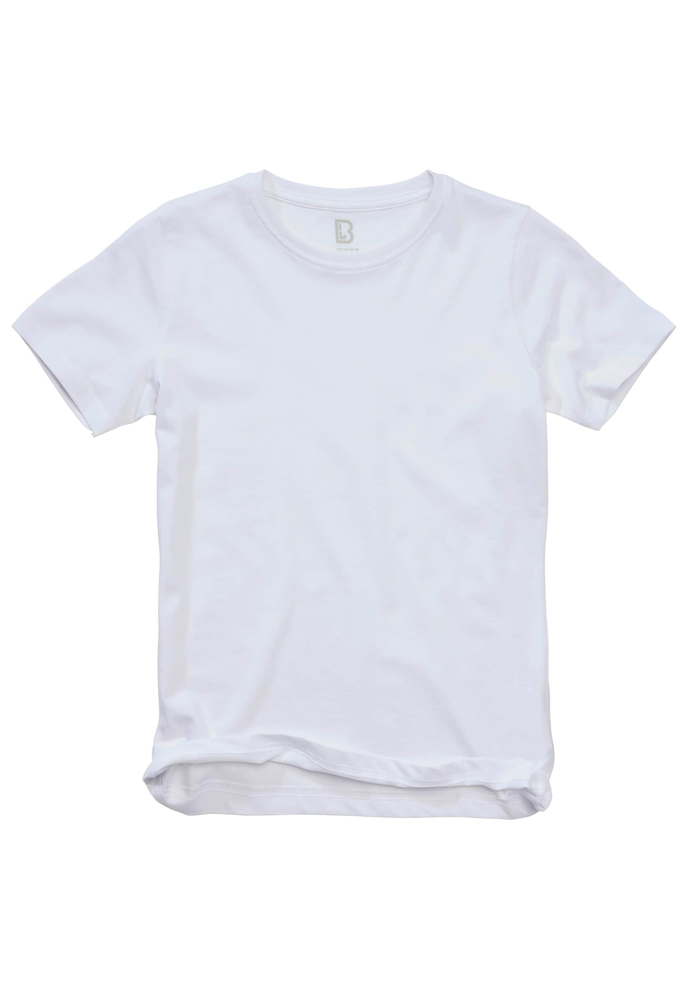 T-Shirt Brandit en blanc : devant
