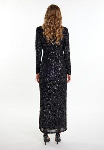 faina Evening Dress in Black