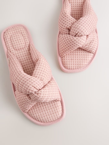 Pantoufle Next en rose