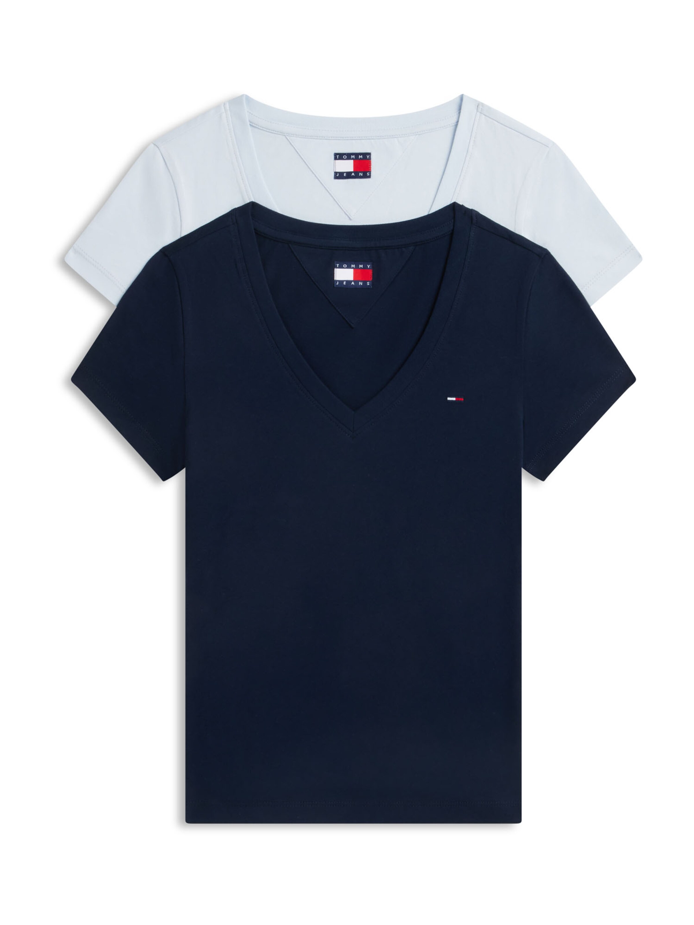 Tommy Jeans Särk, värv sinine: eest vaates