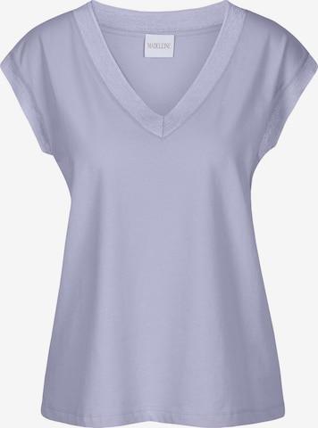 T-shirt MADELEINE en violet : devant