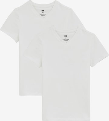 Tricou de la WE Fashion pe alb: față