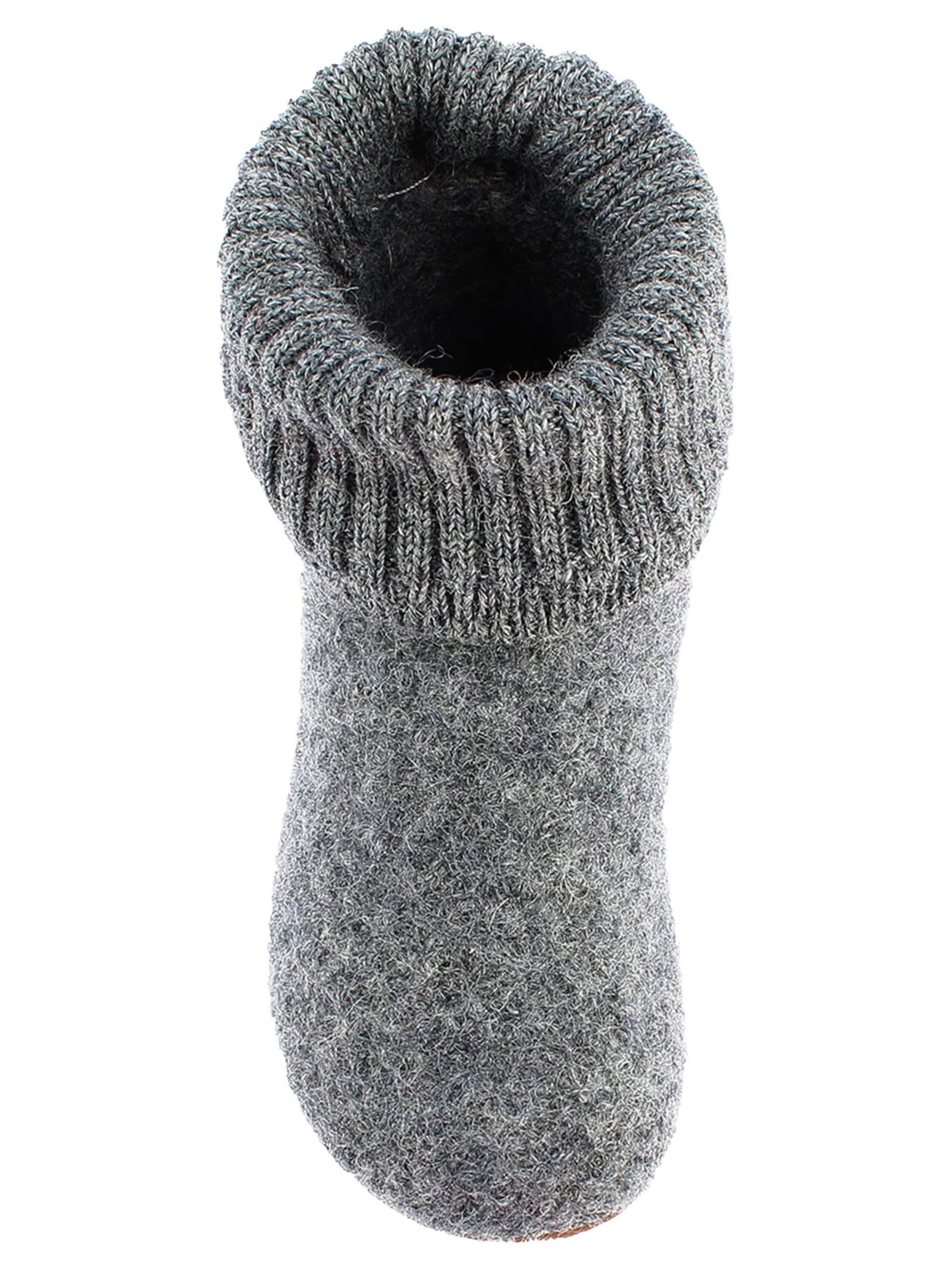 Living Kitzbühel Slipper 'Schurwolle' in Grey