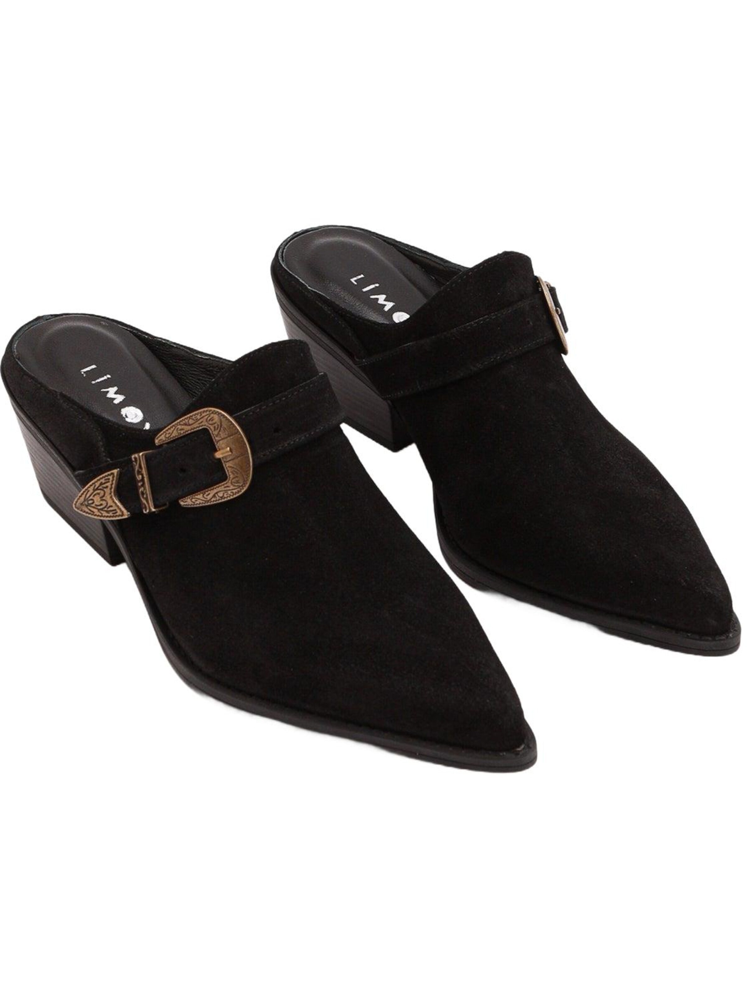 Limoya - Zapatos abiertos 'Sanida' en negro