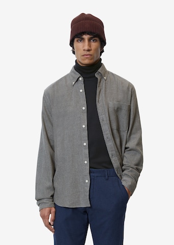 Marc O'Polo Regular fit Button Up Shirt in Grey: front