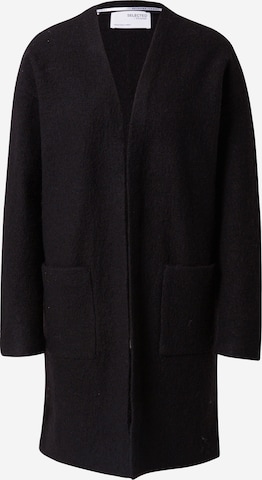 Cardigan 'Darla' SELECTED FEMME en noir : devant