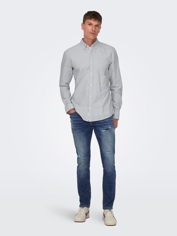 Only & Sons Regular Jeans in Blauw